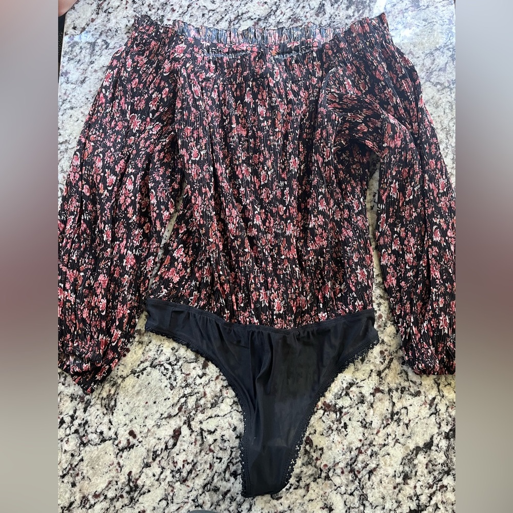 Women’s Free People Floral Bodysuit